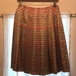 DKNY 100% Silk pleated skirt